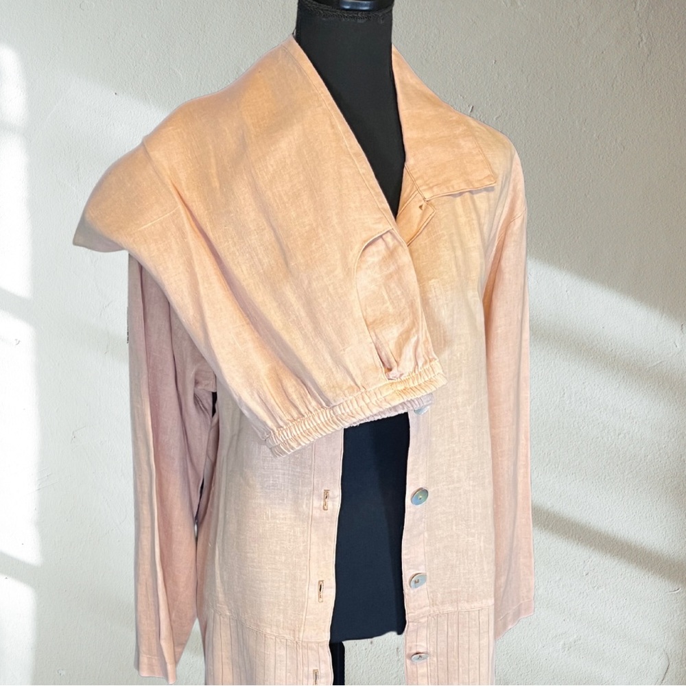 VIA VAI Beach Linen Suit | S